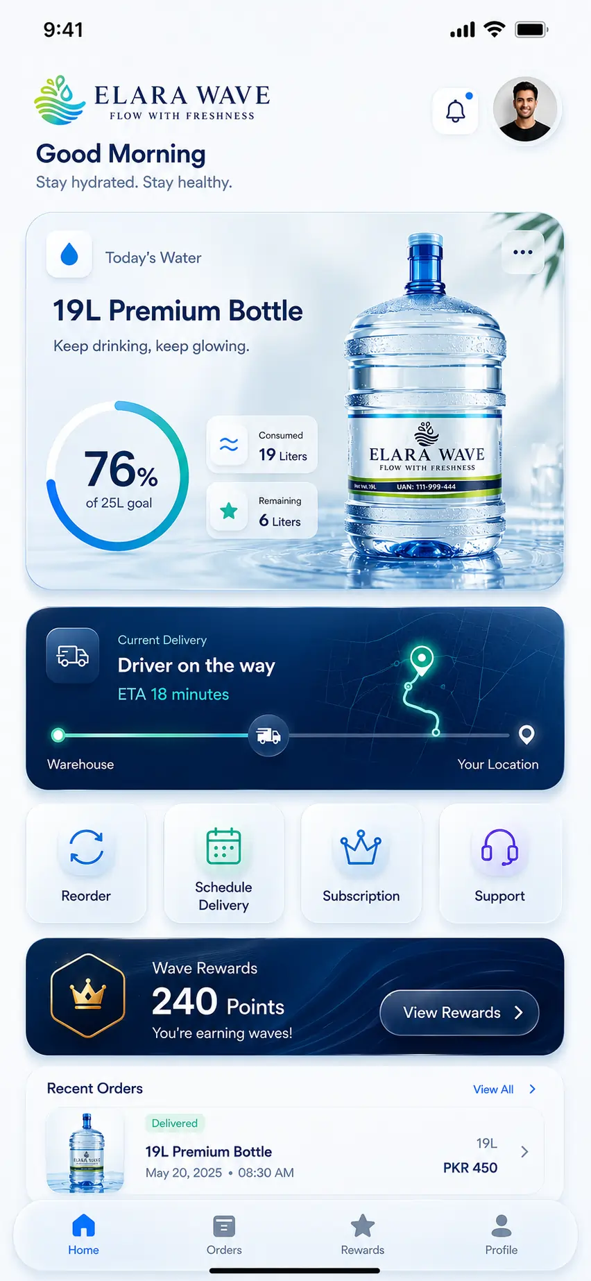 ELARA WAVE App Preview